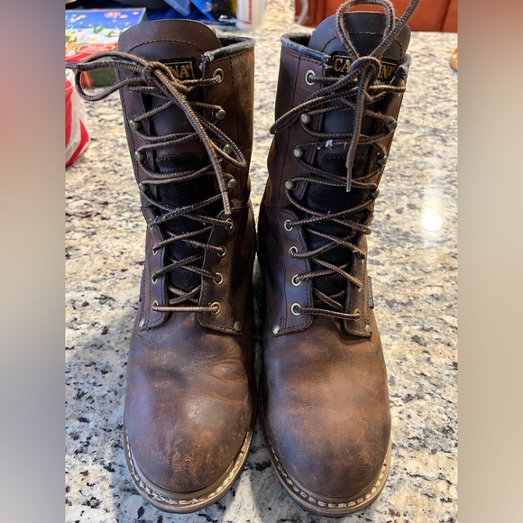 Carolina 8” Elm Logger Waterproof Boot Size 9.5 4E - Picture 7 of 10